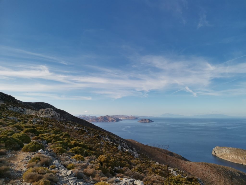 View during a hike on Kalymnos